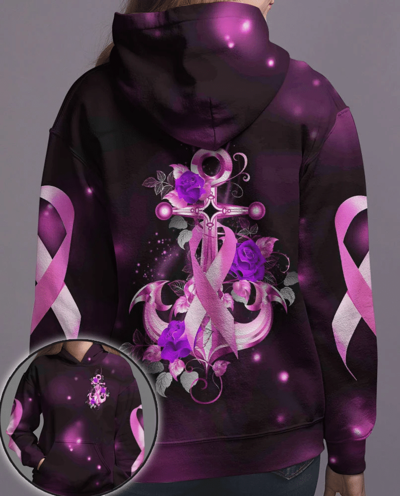 Anchor Butterfly - Breast Cancer Awareness All Over T-shirt and Hoodie 0822