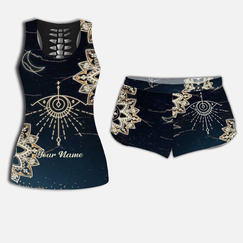 Eye Of Providence - Personalized Witch Hollow Tank Top and Women Shorts