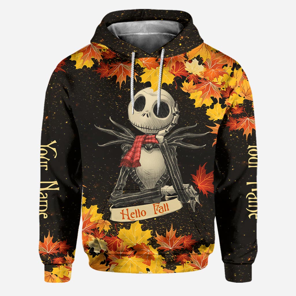 Hello Fall - Personalized Nightmare Hoodie and Leggings