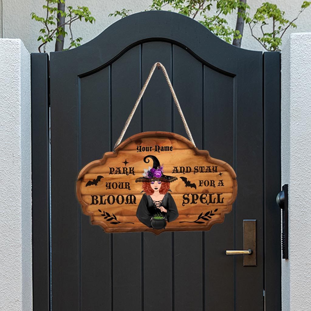 The Witch Is In - Personalized Wood Sign
