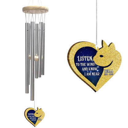 Listen To The Wind - Personalized Cat Wind Chime