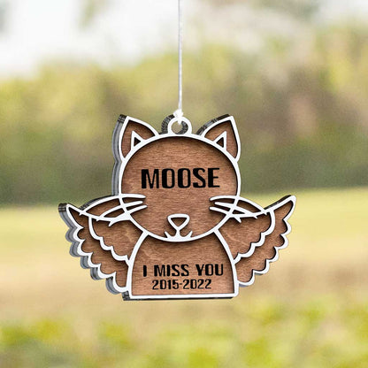 I Miss You - Personalized Cat Wind Chime