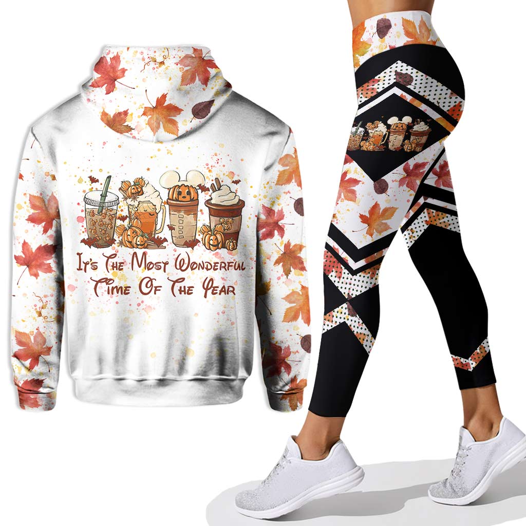 It's The Most Wonderful Time - Personalized Mouse Hoodie and Leggings