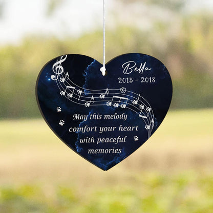 May This Melody Comfort You - Personalized Dog Wind Chime