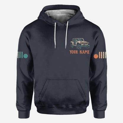 Doors off Adventure on - Personalized Car All Over T-shirt and Hoodie