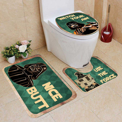 Use The Force - 3 Pieces Bathroom Mats Set