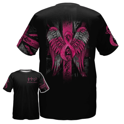 Breast Cancer Wing - Breast Cancer Awareness All Over T-shirt and Hoodie 0822