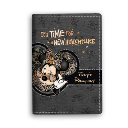 It's Time For A New Adventure - Personalized Travelling Passport Holder