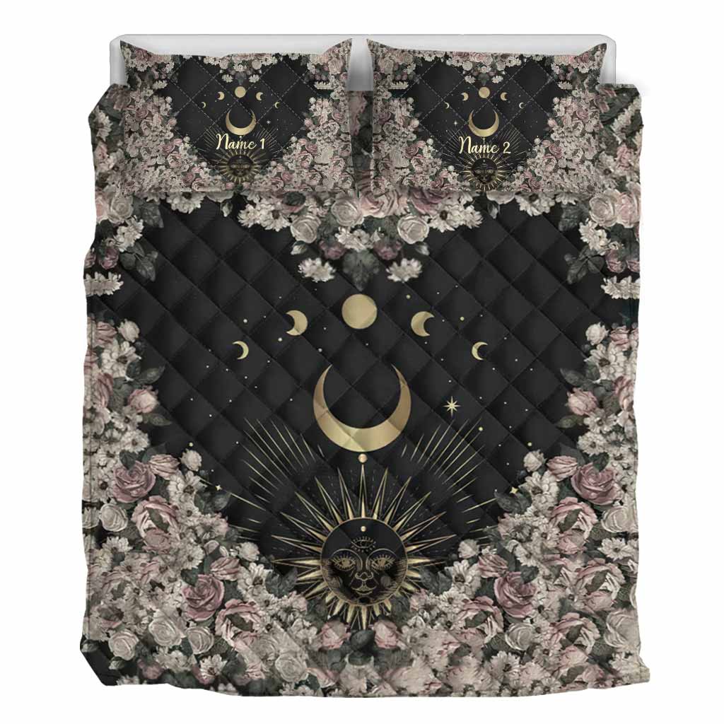 The Moon - Personalized Witch Quilt Set