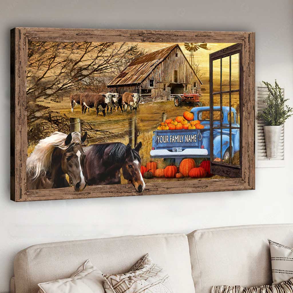 Country Road Take Me Home - Personalized Horse Canvas And Poster