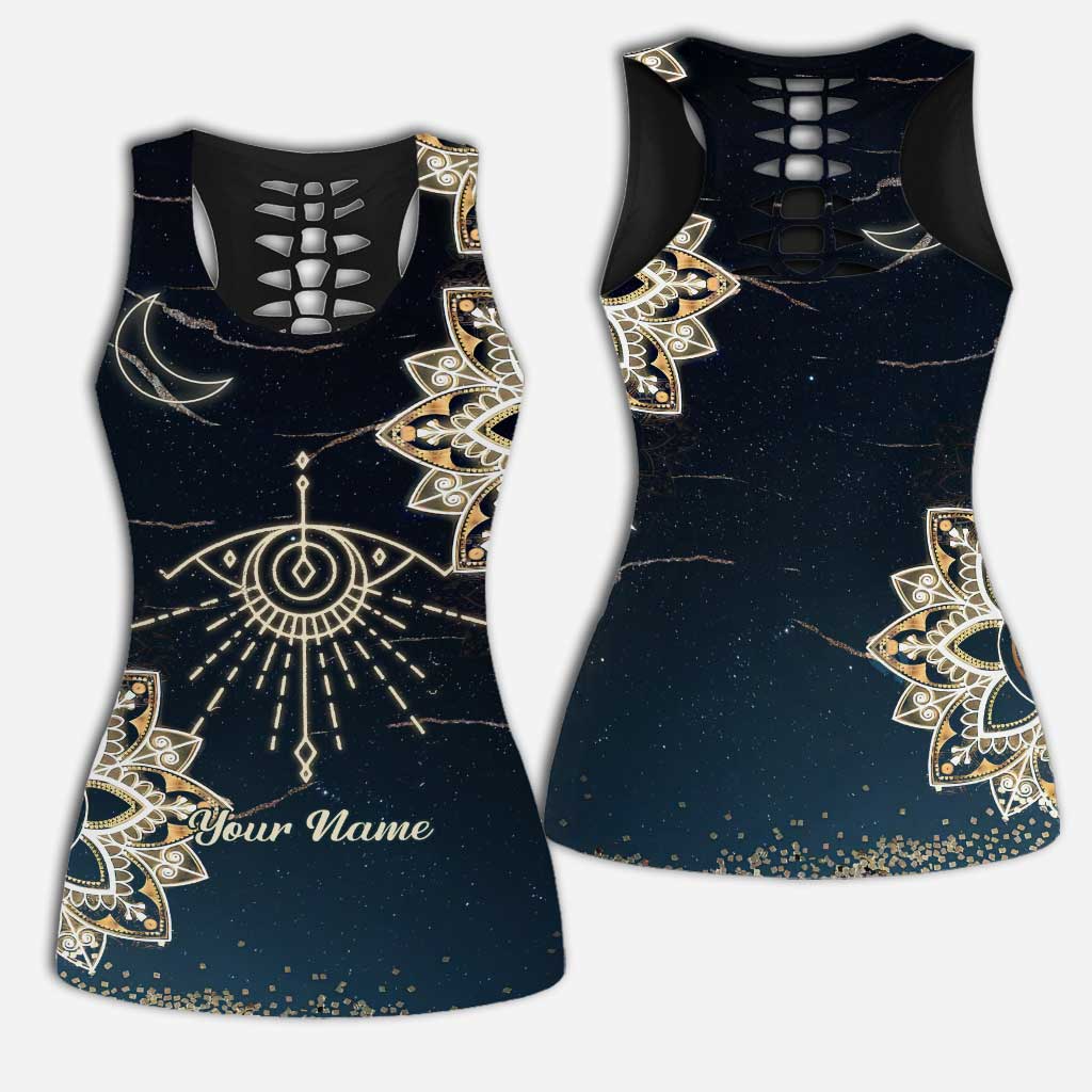 Eye Of Providence - Personalized Witch Hollow Tank Top and Women Shorts