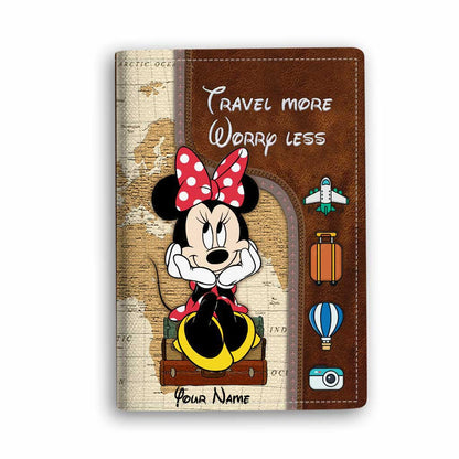 Travel More Worry Less - Personalized Passport Holder