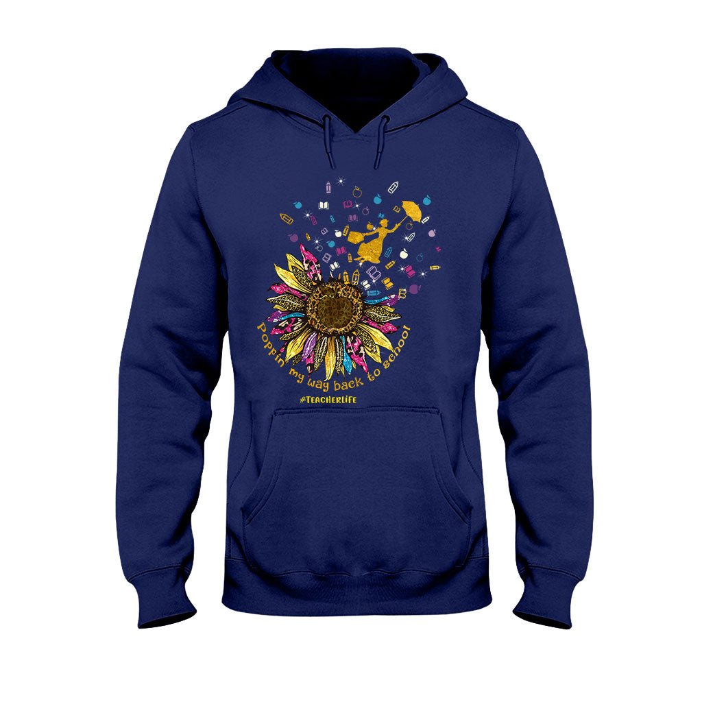 Poppin My Way Back To School - Personalized Teacher T-shirt and Hoodie