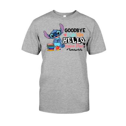 Goodbye Suntan Hello Lesson Plan - Personalized Teacher T-shirt and Hoodie