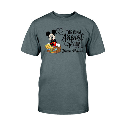This Is My Airport Shirt - Personalized Mouse T-shirt and Hoodie