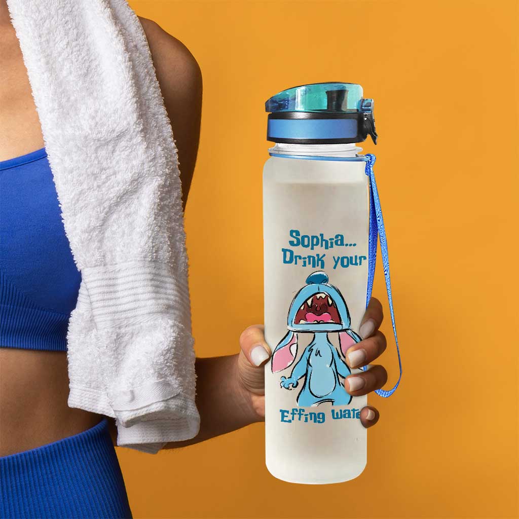 Drink Your Water - Personalized Ohana Water Tracker Bottle
