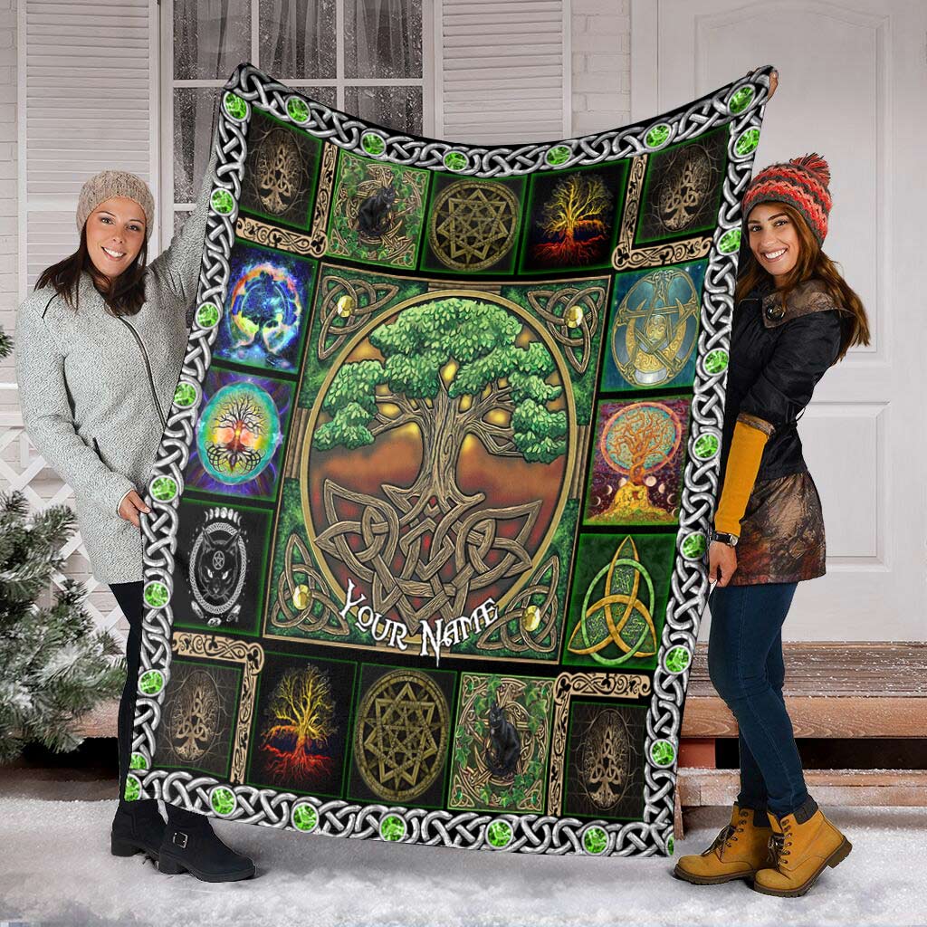 Earth Witch - Personalized Witch Blanket