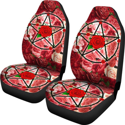 Wicca Pentacle - Witch Seat Covers 0822