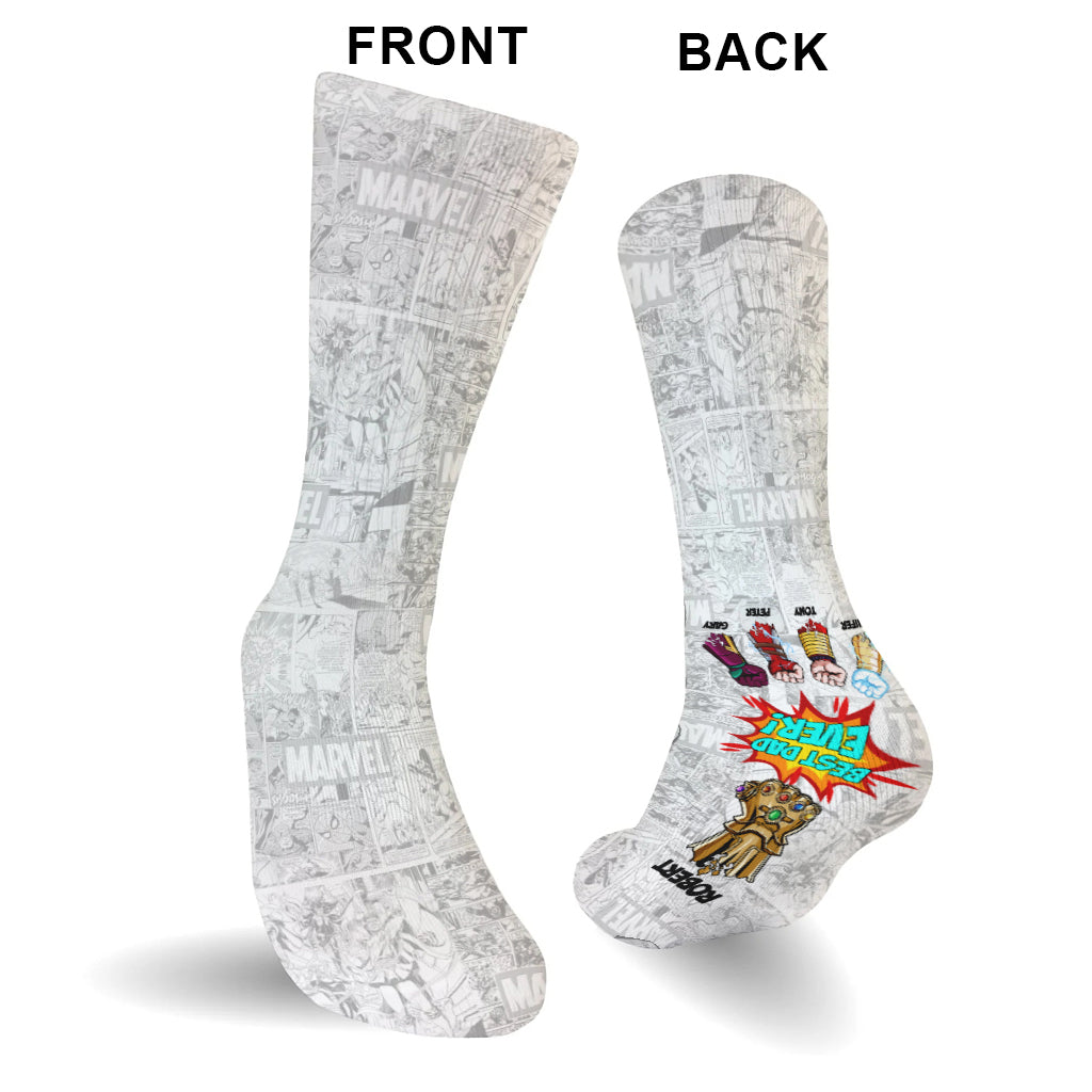 Best Dad Ever - Personalized Father Socks