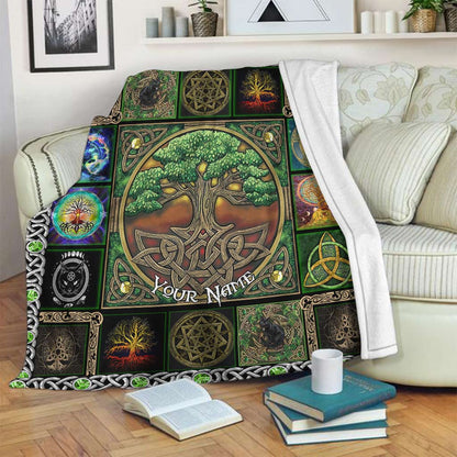 Earth Witch - Personalized Witch Blanket