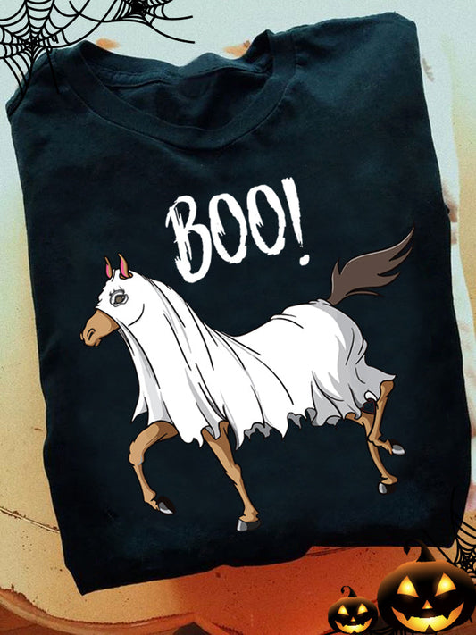 Boo Horse T-shirt and Hoodie 0823