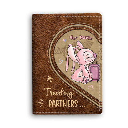 Travel Partners For Life - Personalized Couple Travelling Passport Holder