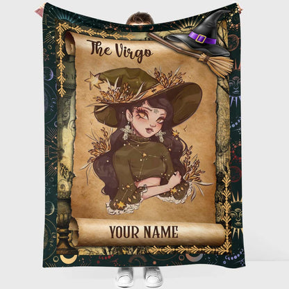 Witchy Zodiac - Personalized Blanket