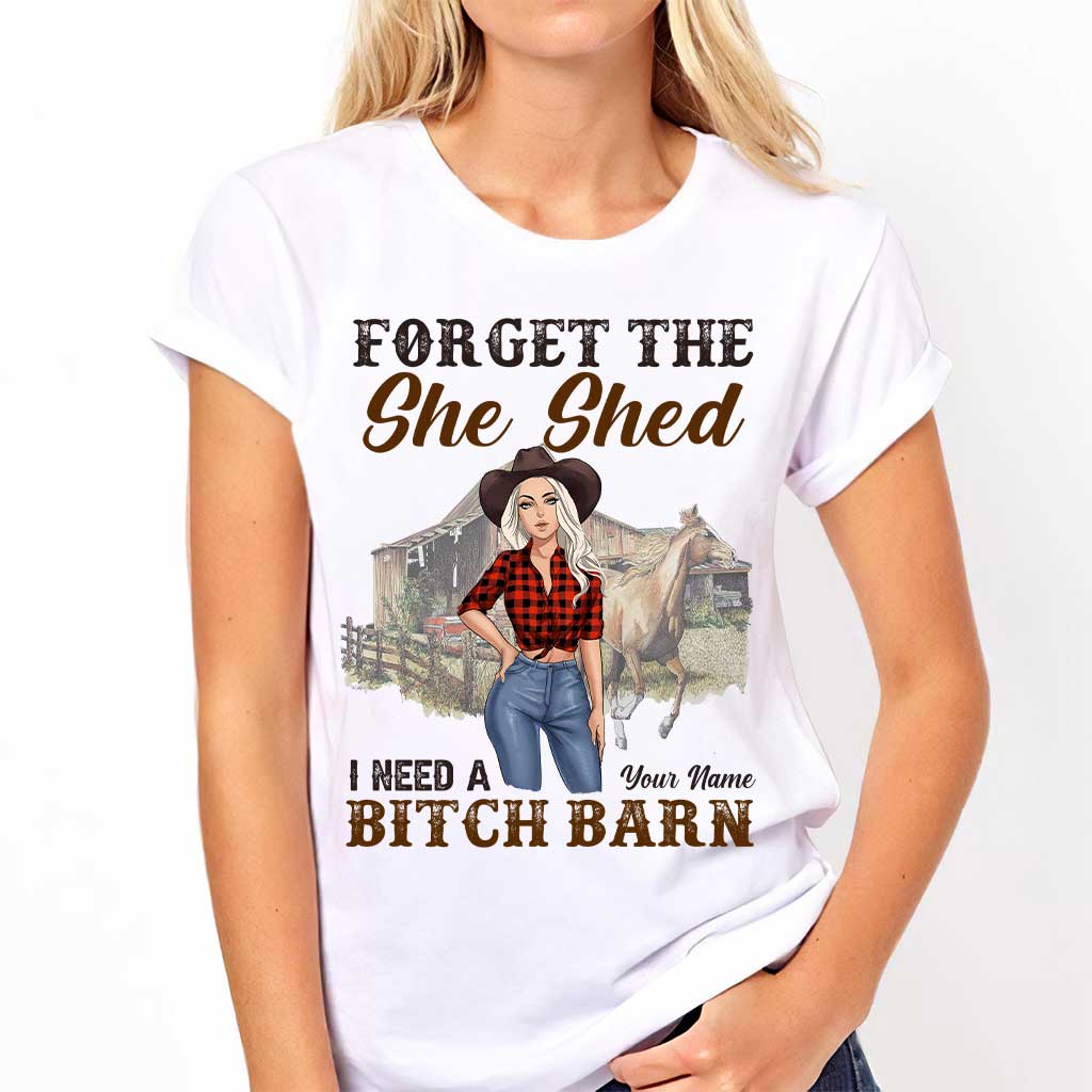 Horse Girl Barn - Personalized T-shirt and Hoodie