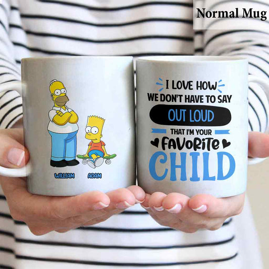 Say Out Loud - Personalized Father Mug