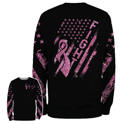Fight Breast Cancer - Breast Cancer Awareness All Over T-shirt and Hoodie 0822