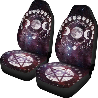 Moon Phases Wicca - Witch Seat Covers 0822