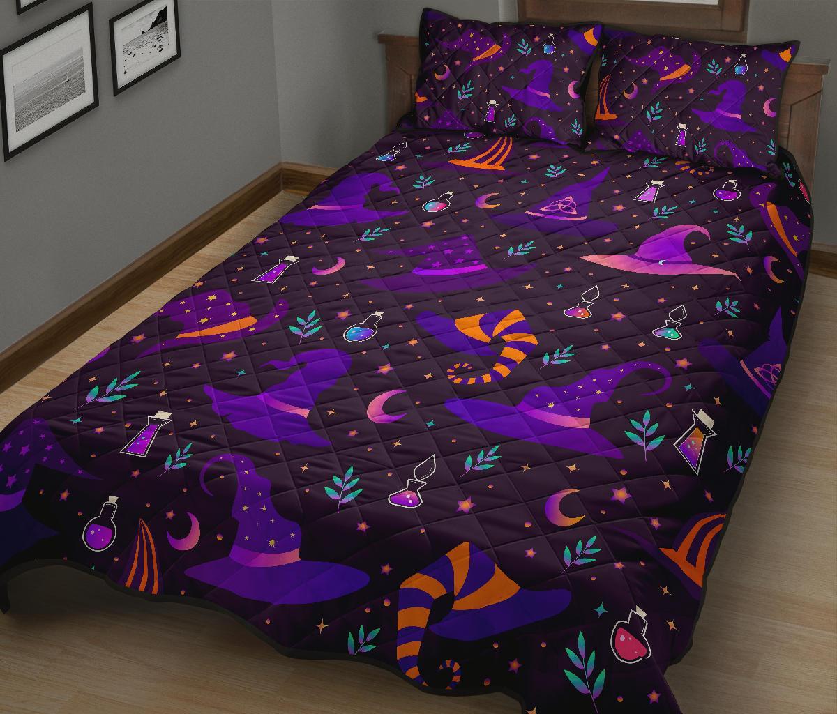 Witch Hat Moon - Witch Quilt Set 0822
