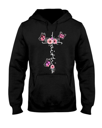 Faith - Breast Cancer Awareness T-shirt and Hoodie 0822