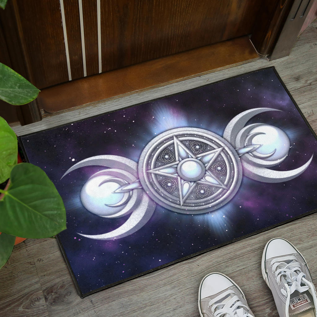 Triple Moon Wicca - Witch Doormat 0822