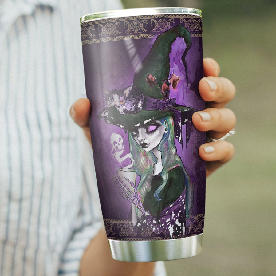 Even Witches Need Coffee - Witch Tumbler 0822