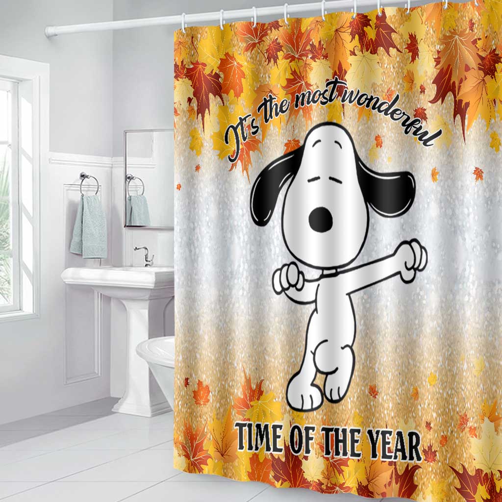 It's The Most Wonderful Time - Bathroom Curtain & Mats Set