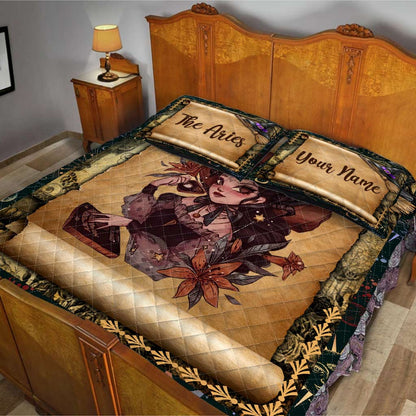 Witchy Zodiac - Personalized Quilt Set