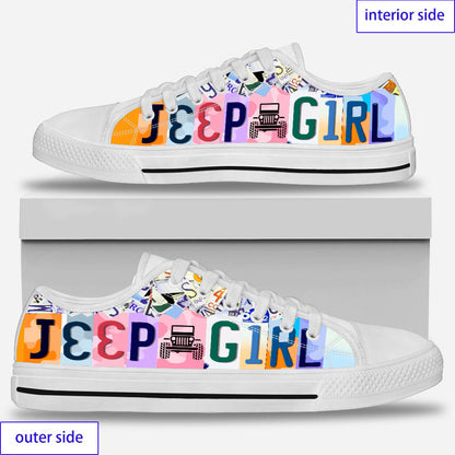Off Road Girl - Car Low Top Shoes