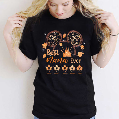 Best Nana Ever - Personalized Mouse T-shirt and Hoodie
