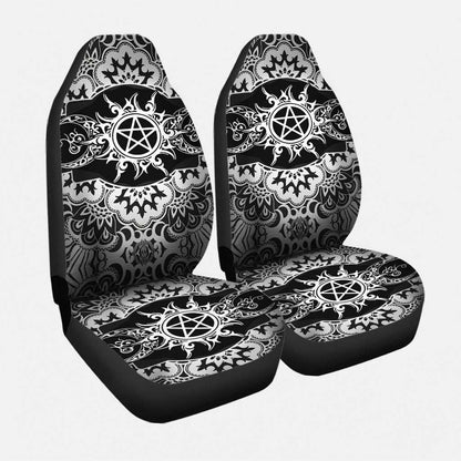 Triple Moon Wicca - Witch Seat Covers 0822