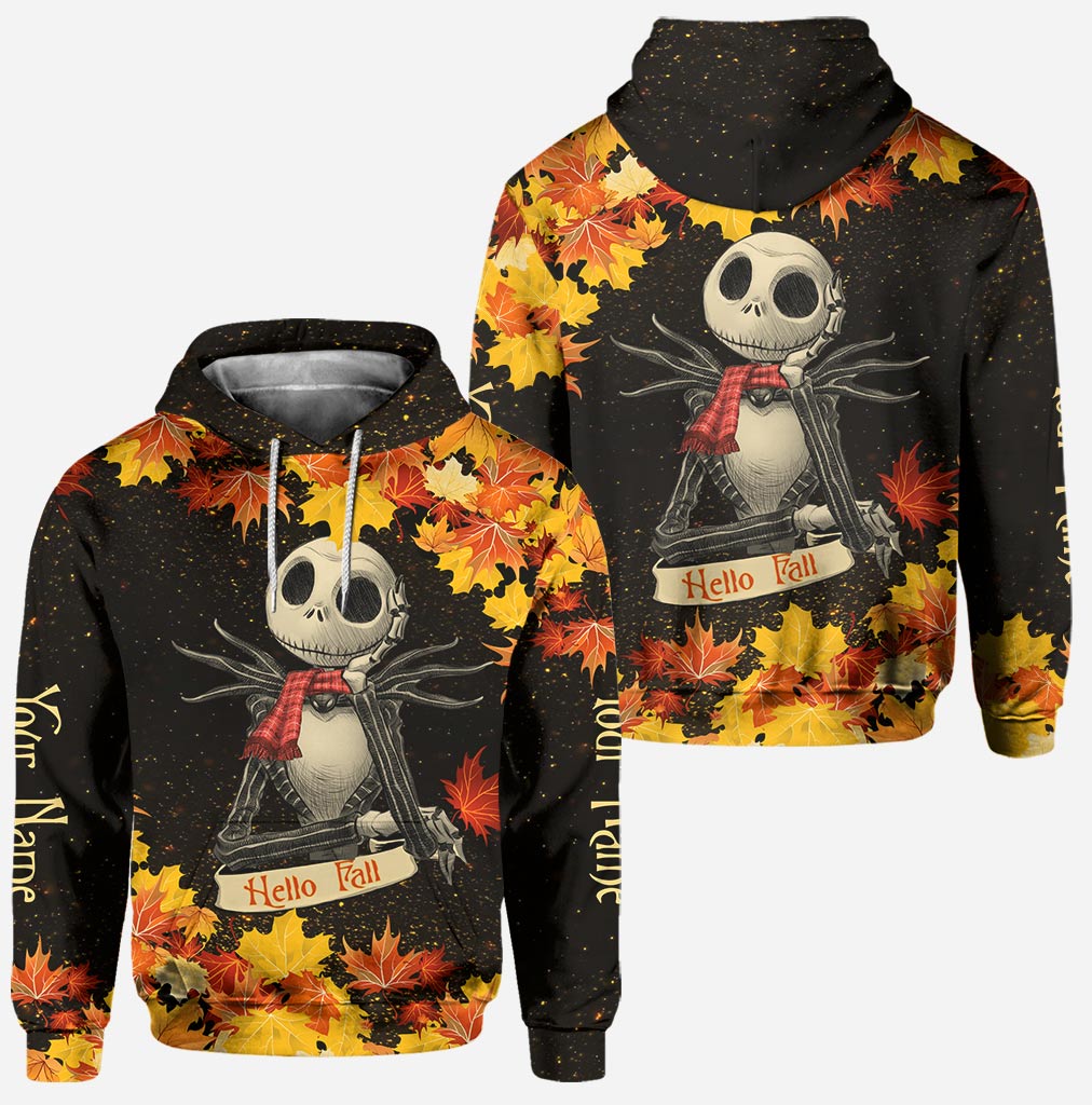 Hello Fall - Personalized Nightmare Hoodie and Leggings