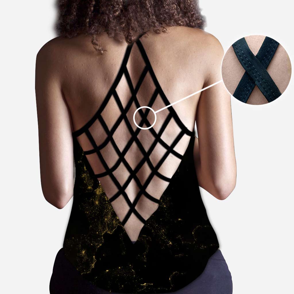 Wicca Symbol - Personalized Witch Cross Tank Top and Leggings