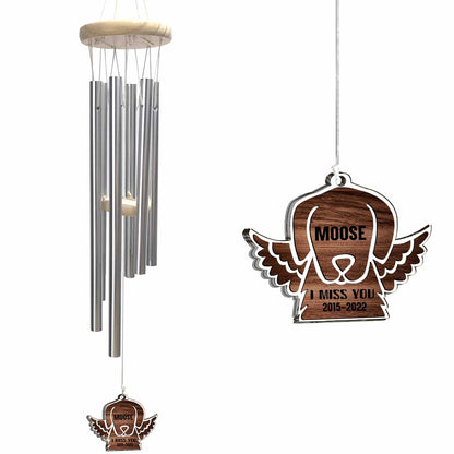 I Miss You - Personalized Dog Wind Chime