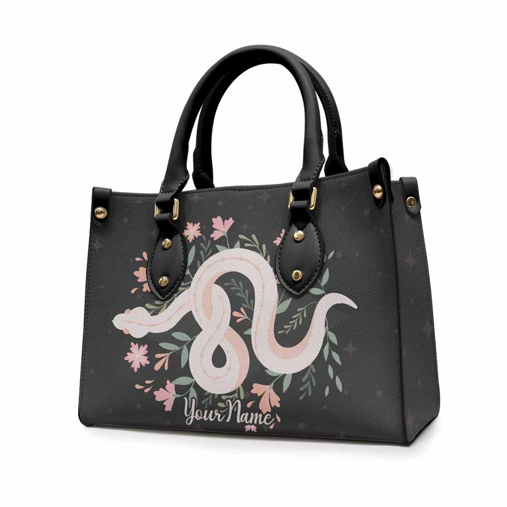 Witchy Snake - Personalized Witch Leather Handbag