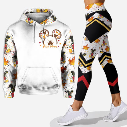 Hello Fall - Personalized Mouse Hoodie and Leggings