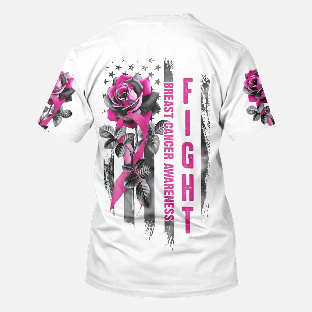 Rose Fight Breast Cancer - Breast Cancer Awareness All Over T-shirt and Hoodie 0822