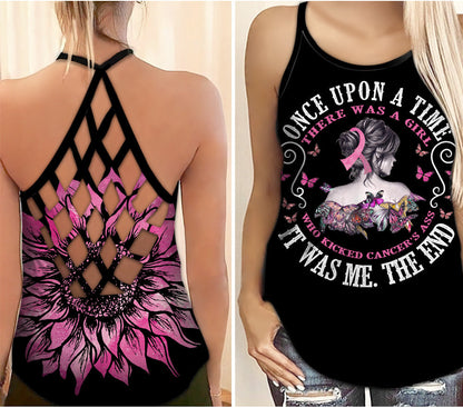 Once Upon A Time - Breast Cancer Awareness Cross Tank Top 0722