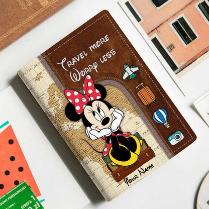 Travel More Worry Less - Personalized Passport Holder