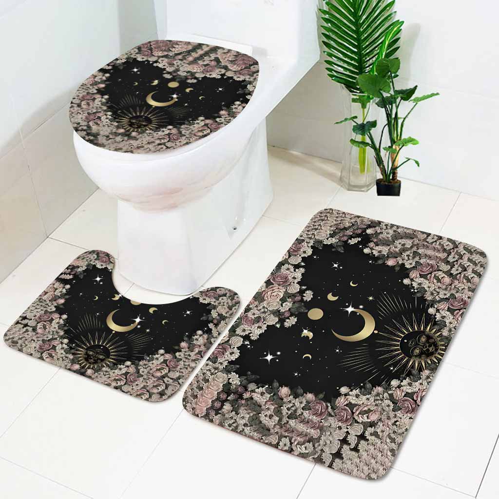 The Moon - Witch 3 Pieces Bathroom Mats Set