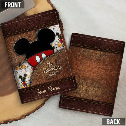 Magic Mouse Ears - Personalized Passport Holder